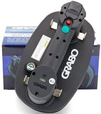 GRABO Electric Vacuum Suction Cup Lifter for Wood Drywall Granite Glass Tile Heavy Lifting Tool with Friction Foam Seal and 1 ba