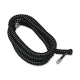 Softalk Handset Coil Cord - for Phone - 12 ft - 1 Pack - 1 x RJ-11 Male Phone - 1 x RJ-11 Male Phone - Black