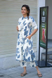 Anni Designer Women'S Rayon Viscose Straight Printed Kurta With Pant (Sunoni White_Xl_White_X-Large),White,XL,Rayon,Regular,