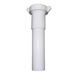 LASCO 034325 White Plastic Tubular 11/2Inch by 12Inch Slip Joint Extension with Nut and Washer