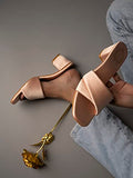 Shoetopia Girls Heel-311 Rose-Gold Heeled Sandal - 8 Uk (Girls-Heel-311-Rose-Gold),Rose-Gold,8,B0CQK4T447