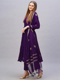 Gosriki Women'S Rayon Blend Anarkali Printed Kurta With Pant & Dupatta (Berlin Begani-Vks02-Gs_M_Begani_Medium),Begani,,B0DJ3CRNBB