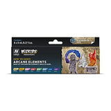 Vallejo Val80258 Farb-Set, Wizkids Arcane Elements, 8 X 8 Ml Model Paint, Various
