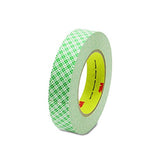 3M 410M DoubleCoated Tissue Tape, 1Inch x 36yds, 3Inch Core, White