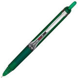 Pilot Corporation Precise V5 Retractable Rolling Ball Pen, Green Ink, Extra Fine, 1 Dozen 26065DZ