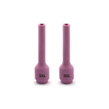 WeldingCity 2-pk EXTRA LONG Alumina Ceramic Cup 796F74 (#3, 3/16) for Regular Setup in TIG Welding Torch 9, 20 and 25