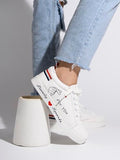 Shoetopia Girls For U White Sneaker - 3 Uk (Girls-For U-White),White,3,B0CQK5X456