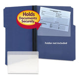 Smead SelfAdhesive Poly Pockets, Top Load, 9 x 59/16, Clear, 100/Box SMD68185