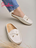Shoetopia Smart Casual White Loafers For Women & Girls-Eu37,White,4,B0D2RM3XP4