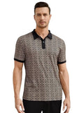 Dhruvi Trendz Men'S All Over Regular Fit T-Shirt (Dt-Mt-1021_Brown Xl)