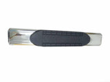 TrailFX Point of Purchase Display 6 Inch Oval Polished Stainless Steel and Black Side Bars Sample TrailFX G5005