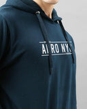 Adro Men'S Cotton Neck Hooded Sweatshirt (H24-Adro-Sb_Teal