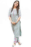 Anni Designer Women'S Cotton Straight Kurta With Palazzo (Kur101_M_Black_Medium),Black,M,Cotton,Straight,Palazzo,WBAPPB09HNZ4FP1