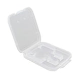 eTECH Collection 15 Pack Clear Plastic SD/SDHC/SDXC/MicroSD/MicroSDHC/MicroSDXC Memory Card Case Holder for SanDisk/Kingston/Tra