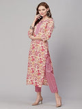 Gosriki Women'S Rayon Blend Printed Straight Kurta With Pant (Patt-Wine-Gs_S_Wine_Small),Wine,,B0CC9LQZS9