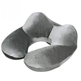 Aeoss Travel Pillow, Inflating Neck Pillow With Soft Velvet Cover, Eye Mask & Ear Plug Washable For Airplanes