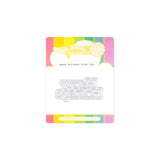 Waffle Flower Happy Holidays Print Die
