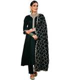 Libas Women'S Velvet Kurta Set (39035_Green