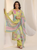 Libas Women'S Cotton Blend Kurta Sets (400613_Multi_S)