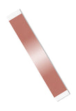 TapeCase Copper Foil Tape with Acrylic Adhesive, Converted from 3M 1125, 9 Length, 1 Width, Rectangles (Pack of 100)