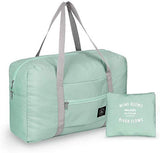 Glive (Label) Waterproof Folding Nylon Travel Duffle Bag With Shoulder Straps And Zipper Closure (Multicolor)