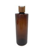 BEECO GIF2U Empty Cosmetic Bottles 16oz/500ml With Bamboo Disc Top Flip Cap for Shampoo Lotion Liquid Soap,Cream,Refilable Squee