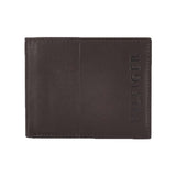 Tommy Hilfiger Leather Gilmore Mens Passcase Wallet Brown (8903496150339), 11.5X2X9.5
