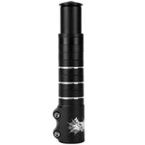 WAKE Bike Stem Riser Bike Fork Stem Extender Bicycle Handlebar Raiser Head Up Adapter Suitable for Mountain Bike Road Bike MTB BMX (Aluminium Alloy Adjustable Black)-New