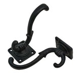 SaKeGa Mystic Colonial Rustic Cast Iron Wall Hooks, Heavy Duty Retro Utility Hanger, Multi-Purpose Wall Mount Hooks for Hanging