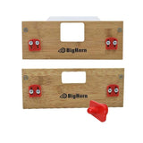 Big Horn 70156 A Latch & Strike Template Kit Finish Size 1Inch x 21/4Inch Replaces Templaco LS166A