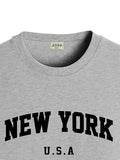 ADRO Men's Solid Regular Fit T-Shirt (RN24-NEW-GR_Grey,Grey