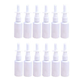 12 Pieces 30 ml Empty Plastic Nasal Spray Bottles Refillable Plastic Nasal Spray Bottles Pump Sprayer Mist Nose Spray Refillable