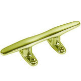 Solid Brass Nautical Cleat by Shiplights (for Hooks, Handle, Draw Pulls, etc) (10, Unlacquered Polished Brass)