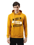 Adro Men'S Cotton Hooded Hoodie (H20-M-Dba-Mu_Mustard_2Xl)