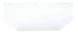 MSA 10115836 VGard Visor General Purpose, Polycarbonate (PC), Clear Tint, Contoured, 8 x 17 x 0.04, ImpactRated & Limits