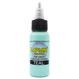 Radiant Colors Tattoo Ink Professional Tattooing Inks Fluid Vegan Pigments 1/2 oz Half Ounce Teal
