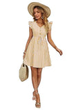 Dhruvi Trendz Womens Rayon Women Western Dresses Regular Fit Dress (Dt-Wd1117_Yellow_S)