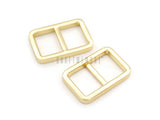CRAFTMEMORE 1/2 Inch Slide Buckle Bag Belt Strap Adjuster Quality Purse Accessories 4 pcs SC11 (Gold)