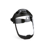 Sellstrom Face Shield Safety Mask, Clear, Polycarbonate AntiFog Window, UVBlocking, Lightweight, Ratchet Suspension Headgear,