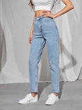 Kotty Women High Rise Cotton Lycra Blend Ankle Length Jeans Sky Blue (Blue,30)_Kottyladiesjeans1025L