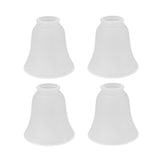 Aspen Creative 23046-4A Transitional Style Bell Shaped Frosted Shade, 2-1/8 Fitter Size, 4-3/4 Height x 4-3/4 Diameter, 4 Pack R