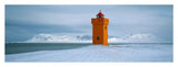 Krossnes Lighthouse, Iceland-Paper Art-38,,X14,,
