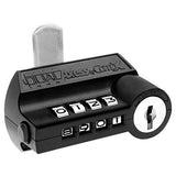 National Lock Nd8030 19 124 Compx .88 in. Cylinder Dual Access Lock with Key 124 (1)