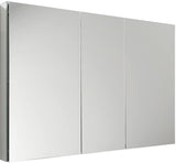Fresca Bath 50 W X 36 H Modern Bathroom Medicine Cabinet With Mirrors, Recessed Or Wall-Mount Installation, 8 Adjustable Gla