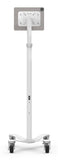 Universal Invisible Mount Medical Rolling Cart White