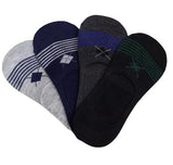 No Show Invisible Loafer Socks For Men Women Unisex (Pack Of 4)