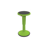 MooreCo 17-24 Plastic Hierarchy Height Adjustable Grow Tall Stool in Green