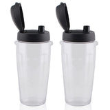 Veterger Replacement Parts 2 PACK 20oz Smoothie Bottle Cups,Compatible with Oster Classic Series Blender