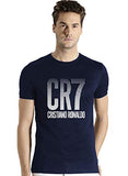 Adro Design Printed Navy Blue T-Shirt For Men & Women (Rnr-M-Cr07-Nb_Navy_Xl)