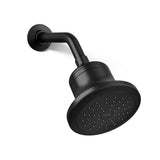 KOHLER K-33631-G-BL Cinq Single-Function Filtered Shower Head, Round Fixed Showerhead with Filter for Hard Water, 1.75 gpm, Matt